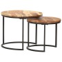 Stackable tables 2 units solid acacia wood by vidaXL, Coffee table - Ref: Foro24-286186, Price: 80,03 €, Discount: %