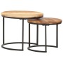 Stackable tables 2 units solid acacia wood by vidaXL, Coffee table - Ref: Foro24-286186, Price: 80,03 €, Discount: %