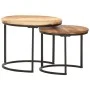 Stackable tables 2 units solid acacia wood by vidaXL, Coffee table - Ref: Foro24-286186, Price: 77,90 €, Discount: %