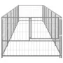 Silberner Zwinger 6 m² aus Stahl von vidaXL, Hundehütten und Zäune - Ref: Foro24-3082104, Preis: 212,28 €, Rabatt: %