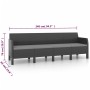 Garden furniture set 2 pieces anthracite gray PP rattan cushions by vidaXL, Garden sets - Ref: Foro24-3079670, Price: 408,12 ...
