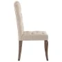 Dining chairs 2 units beige linen look fabric by vidaXL, dining chairs - Ref: Foro24-287949, Price: 275,00 €, Discount: %