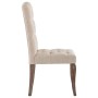 Esszimmerstühle, 2 Einheiten, beige Stoff in Leinenoptik von vidaXL, Essstühle - Ref: Foro24-287949, Preis: 302,86 €, Rabatt: %