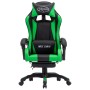 Gaming-Stuhl mit Fußstütze aus grünem und schwarzem Kunstleder von vidaXL, Bürostühle - Ref: Foro24-287989, Preis: 164,11 €, ...
