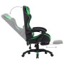 Gaming-Stuhl mit Fußstütze aus grünem und schwarzem Kunstleder von vidaXL, Bürostühle - Ref: Foro24-287989, Preis: 164,11 €, ...