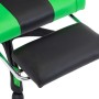 Gaming-Stuhl mit Fußstütze aus grünem und schwarzem Kunstleder von vidaXL, Bürostühle - Ref: Foro24-287989, Preis: 164,11 €, ...