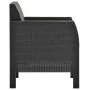 2-teiliges Gartenmöbel-Set PP Rattan anthrazitgraue Kissen von vidaXL, Gartensets - Ref: Foro24-3079673, Preis: 473,36 €, Rab...