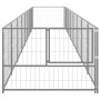 Silberner Zwinger 8 m² aus Stahl von vidaXL, Hundehütten und Zäune - Ref: Foro24-3082106, Preis: 278,92 €, Rabatt: %