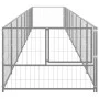 Silver kennel 8 m² steel by vidaXL, Dog kennels and fences - Ref: Foro24-3082106, Price: 277,96 €, Discount: %