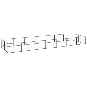 Stahlzwinger 14 m² schwarz von vidaXL, Hundehütten und Zäune - Ref: Foro24-3082114, Preis: 317,77 €, Rabatt: %