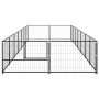 Stahlzwinger 14 m² schwarz von vidaXL, Hundehütten und Zäune - Ref: Foro24-3082114, Preis: 322,56 €, Rabatt: %