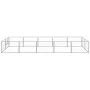 Silberner Zwinger 10 m² Stahl von vidaXL, Hundehütten und Zäune - Ref: Foro24-3082121, Preis: 212,28 €, Rabatt: %