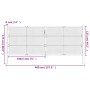Puerta de jardín acero gris antracita 400x175 cm de vidaXL, Puertas de jardín - Ref: Foro24-154573, Precio: 657,71 €, Descuen...