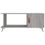 Sonoma gray plywood coffee table 90x50x40 cm by vidaXL, Coffee table - Ref: Foro24-829466, Price: 44,73 €, Discount: %