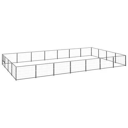 Stahlhütte 28 m² schwarz von vidaXL, Hundehütten und Zäune - Ref: Foro24-3082146, Preis: 379,48 €, Rabatt: %