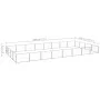 Silberner Zwinger 32 m² Stahl von vidaXL, Hundehütten und Zäune - Ref: Foro24-3082154, Preis: 383,29 €, Rabatt: %