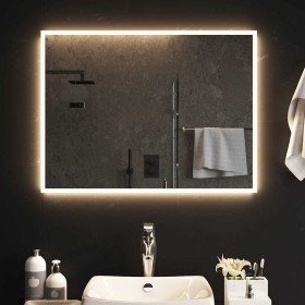 Espejo de baño con LED 80x60 cm
