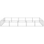Silberner Zwinger 15 m² Stahl von vidaXL, Hundehütten und Zäune - Ref: Foro24-3082137, Preis: 261,72 €, Rabatt: %