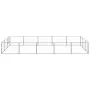 Silver dog kennel 15 m² steel by vidaXL, Dog kennels and fences - Ref: Foro24-3082137, Price: 259,02 €, Discount: %