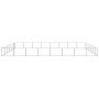 Silberner Zwinger 48 m² Stahl von vidaXL, Hundehütten und Zäune - Ref: Foro24-3082176, Preis: 451,03 €, Rabatt: %