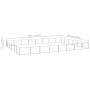 Silberner Zwinger 48 m² Stahl von vidaXL, Hundehütten und Zäune - Ref: Foro24-3082176, Preis: 451,03 €, Rabatt: %