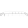Silberner Zwinger 42 m² Stahl von vidaXL, Hundehütten und Zäune - Ref: Foro24-3082175, Preis: 407,31 €, Rabatt: %