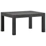 Garden furniture set 3 pieces cushions PP rattan anthracite gray by vidaXL, Garden sets - Ref: Foro24-3079674, Price: 525,10 ...