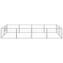 Silberner Zwinger 8 m² aus Stahl von vidaXL, Hundehütten und Zäune - Ref: Foro24-3082120, Preis: 199,06 €, Rabatt: %