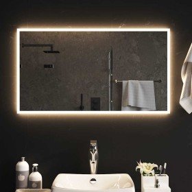Espejo de baño con LED 90x50 cm