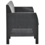 Garden furniture set 3 pieces anthracite gray PP rattan cushions by vidaXL, Garden sets - Ref: Foro24-3079672, Price: 473,32 ...