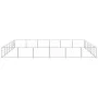Silberner Zwinger 36 m² aus Stahl von vidaXL, Hundehütten und Zäune - Ref: Foro24-3082174, Preis: 383,29 €, Rabatt: %