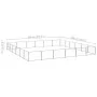 Silberner Zwinger 36 m² aus Stahl von vidaXL, Hundehütten und Zäune - Ref: Foro24-3082174, Preis: 383,29 €, Rabatt: %