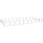 Silberner Zwinger 36 m² aus Stahl von vidaXL, Hundehütten und Zäune - Ref: Foro24-3082155, Preis: 405,13 €, Rabatt: %