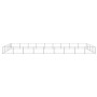 Silberner Zwinger 36 m² aus Stahl von vidaXL, Hundehütten und Zäune - Ref: Foro24-3082155, Preis: 405,13 €, Rabatt: %