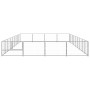 Silberner Zwinger 36 m² aus Stahl von vidaXL, Hundehütten und Zäune - Ref: Foro24-3082155, Preis: 405,13 €, Rabatt: %
