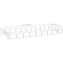 Silberner Zwinger 36 m² aus Stahl von vidaXL, Hundehütten und Zäune - Ref: Foro24-3082155, Preis: 405,13 €, Rabatt: %