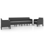 Garden furniture set 3 pieces anthracite gray PP rattan cushions by vidaXL, Garden sets - Ref: Foro24-3079675, Price: 564,02 ...