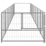 Silberner Zwinger 7 m² aus Stahl von vidaXL, Hundehütten und Zäune - Ref: Foro24-3082105, Preis: 259,02 €, Rabatt: %