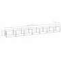 Silberner Zwinger 7 m² aus Stahl von vidaXL, Hundehütten und Zäune - Ref: Foro24-3082105, Preis: 259,02 €, Rabatt: %