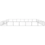 Silver kennel 63 m² steel by vidaXL, Dog kennels and fences - Ref: Foro24-3082185, Price: 507,97 €, Discount: %