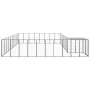 Black kennel 25.41 m² steel by vidaXL, Dog kennels and fences - Ref: Foro24-3082240, Price: 618,69 €, Discount: %