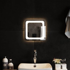 Espejo de baño con LED 30x30 cm