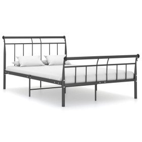 Estructura de cama sin colchón metal negro 120x200 cm en Camas y somieres | Comprar online en Foro24