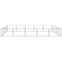 Silberner Zwinger 20 m² Stahl von vidaXL, Hundehütten und Zäune - Ref: Foro24-3082151, Preis: 278,92 €, Rabatt: %