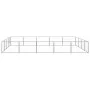 Silberner Zwinger 20 m² Stahl von vidaXL, Hundehütten und Zäune - Ref: Foro24-3082151, Preis: 274,65 €, Rabatt: %