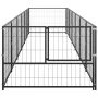 Stahlhütte 6 m² schwarz von vidaXL, Hundehütten und Zäune - Ref: Foro24-3082096, Preis: 248,28 €, Rabatt: %