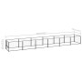 Stahlhütte 6 m² schwarz von vidaXL, Hundehütten und Zäune - Ref: Foro24-3082096, Preis: 252,41 €, Rabatt: %