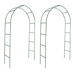 Arcos de jardín 2 unidades para plantas trepadoras