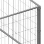 Silberner Zwinger 27 m² Stahl von vidaXL, Hundehütten und Zäune - Ref: Foro24-3082141, Preis: 383,30 €, Rabatt: %