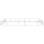 Perrera plateada 35 m² acero by vidaXL, Dog kennels and fences - Ref: Foro24-3082165, Price: 383,29 €, Discount: %